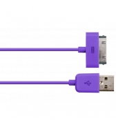 C&acirc;ble Enjoy charge et synchronisation violet pour iPhone / iPod / iPad