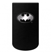 Chausette universelle noir logo Batman argent