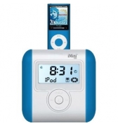 Station d'accueil Ozaki iMini Cute bleu pour iPhone / iPod