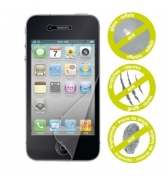 Set de 2 films protecteurs mat antitraces Muvit pour Nouvel iPhone iPhone5