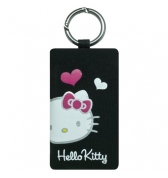 Socquette Hello Kitty noire coeurs anneau métal iPhone 3g3gs