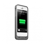 MOPHIE Juice Pack Helium(1,5A)- Coque batterie iPhone 5 - Metal.Black