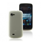 Coque gel blanche mocca pour wiko cink slim