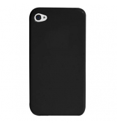 Coque silicone noire iPhone 4 
