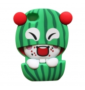 Coque bonhomme past&egrave;que silicone pour iPhone 4 et 4S