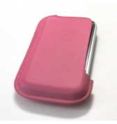 Etui vertical rose simili cuir lateral iPhone 3g 3gs