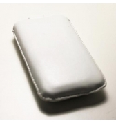 Etui vertical Blanc simili cuir Pouch Up iPhone 3g 3gs