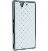 Coque Nzup Diamond blanche pour Sony Xperia Z