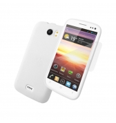Coque TPU origine pour Wiko Cink King blanche plus film protecteur d'&eacute;cran