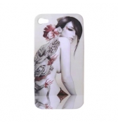 Coque Baigneuse au dragon tatouage dans son dos iPhone 4/4S
