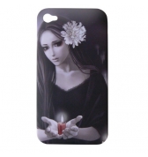 Coque Manga femme bougie iPhone 4/4S