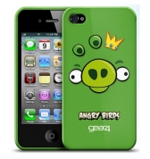 Coque verte ANGRY BIRDS iPhone 4/4S