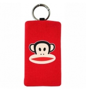 Chaussette Paul Franck petit singe rouge M