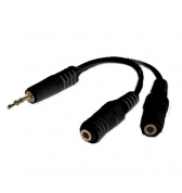 DOUBLEURS DE CASQUES IPHONE 2G 3G 3GS 1 JACK MP3 MALE - 2 JACK MP3 FEMELLE   