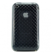 Coque housse silicone iphone diams transparente en relief 3G/3GS
