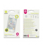 Pack de 2 films protecteurs Muvit un effet miroir et un mat pour iphone 4/4S