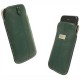 Etui de protection Krusell Pouch vert en cuir Luna Large 