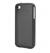 Coque Gear 4 Icebox Edge petits trous noire pour iPhone 4/4S