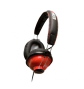 Casque stereo ferme Ifrogz Throw Bax rouge metallise