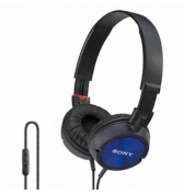 Casque arceau Sony bleu avec micro pour tout telephone mobile