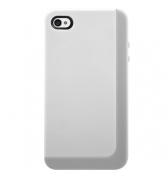 SwitchEasy Coque silicone Eclipse blanche pour iPhone 4/4S