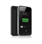 Coque batterie int&eacute;gr&eacute;e Mophie Juice Pack Air 1500 mAh noire iPhone 4/4S
