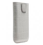 Etui gris croco iphone 3G/3G & 4/4S pouch up Modelabs