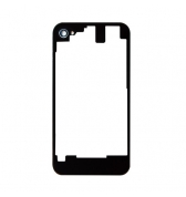Vitre arrière transparente contour noir pour iPhone 4S