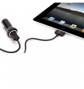 GRIFFIN PowerJolt: Chargeur auto + c&acirc;ble amovible iPad/iPhone/iPod