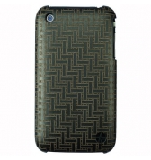 Coque Trexta cuir gravé laser weave iPhone 3G/3GS
